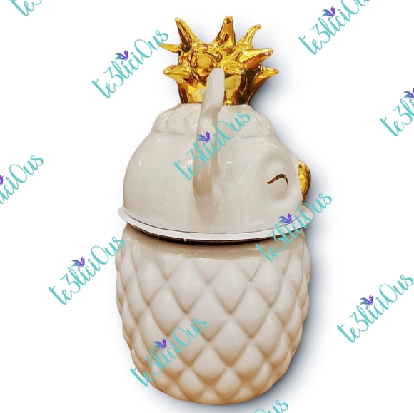 DISNEY PARKS STITCH PINEAPPLE SCENTED CANDLE - Picture 4 of 6